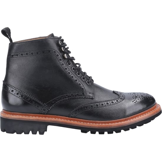 Cotswold Rissington Commando Schwarze Herrenlederstiefel - Image 4