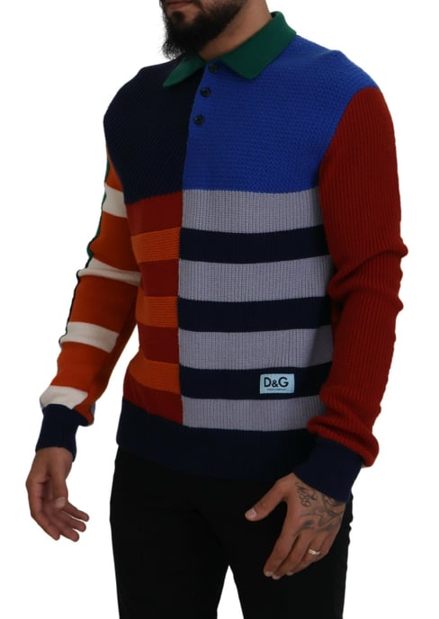 Mehrfarbiger Strickpullover - Image 2