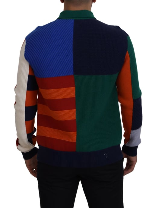 Mehrfarbiger Strickpullover - Image 3