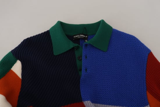 Mehrfarbiger Strickpullover - Image 6