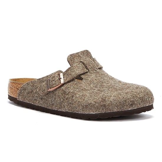 Kaufen Sie Birkenstock Boston Braune Hausschuhe - Image 2