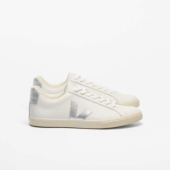 Veja Esplar Leder Damen Weiße Sneakers - Image 2