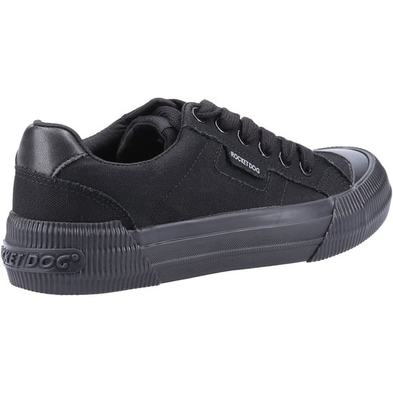 Rocket Dog Cheery Stoff Damen Schwarz Sneakers - Image 2