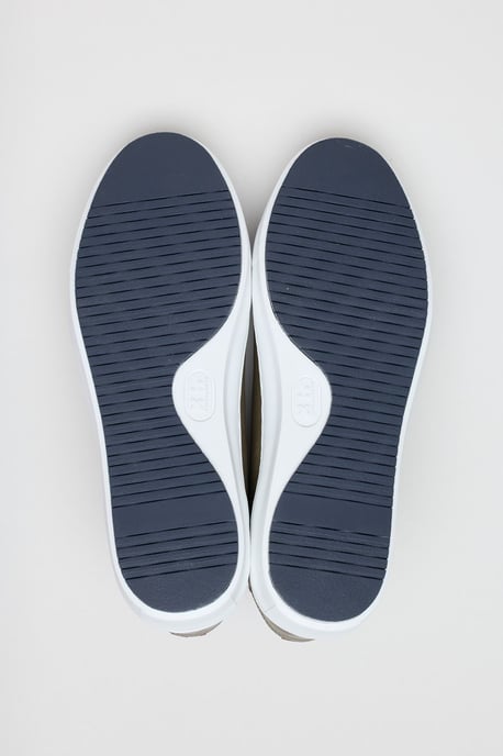 Ben Sherman Ace Cupsole Leder Herren Sneakers in Olivgrün - Image 5