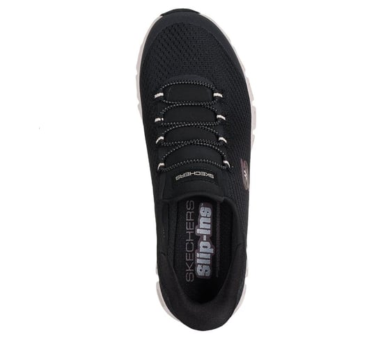 Skechers Slip-Ins Glide Step Vibey Mesh Damen Black Sneaker - Image 4