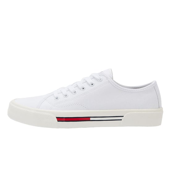 Kaufen Sie Tommy Hilfiger Tommy Jeans Low Cut Canvas Damen-Sneaker In Weiß - Image 5
