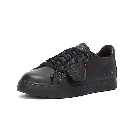 Kaufen Sie Kickers Tovni Lacer Leder Junior Black Trainer - Image 3