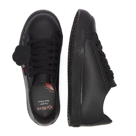 Kaufen Sie Kickers Tovni Lacer Leder Junior Black Trainer - Image 6