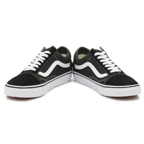 Vans Old Skool Herren Schwarz Segeltuch Turnschuhe - Image 6
