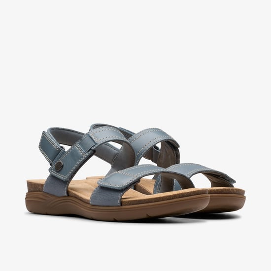April Clover Blue Grey Comb Sandalen - Image 4