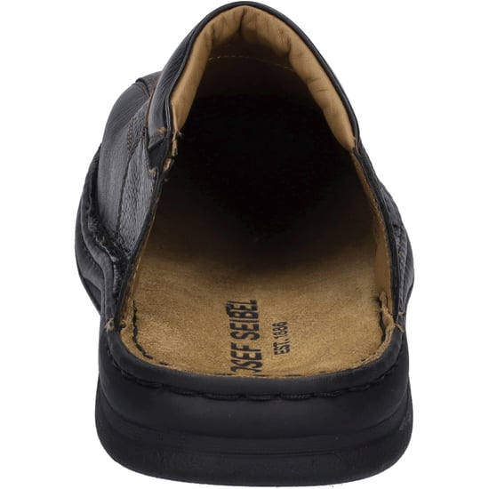 JOSEF SEIBEL Herren Clog Klaus in schwarz/cognac - Image 4