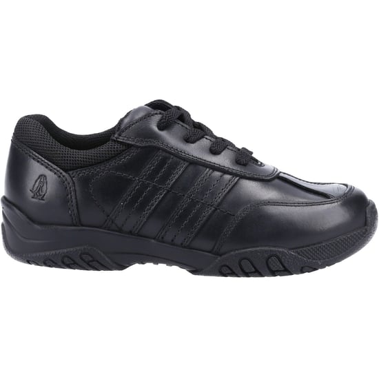 Hush Puppies Jezza 2 Senior Die Schwarzen Schnürschuhe Für Jungen Aus Leder - Image 4