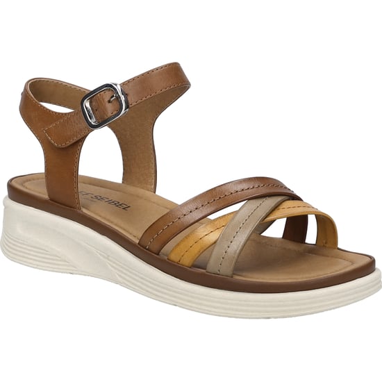 JOSEF SEIBEL Damen Sandale Sevran 02 in cognac-multi - Image 1