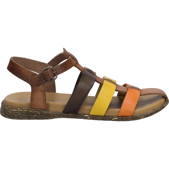 JOSEF SEIBEL Damen Sandale Fabricia 04 in cognac-multi - Image 2