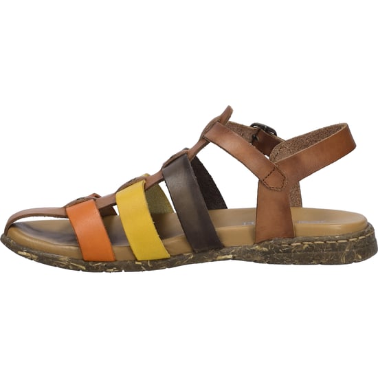 JOSEF SEIBEL Damen Sandale Fabricia 04 in cognac-multi - Image 3