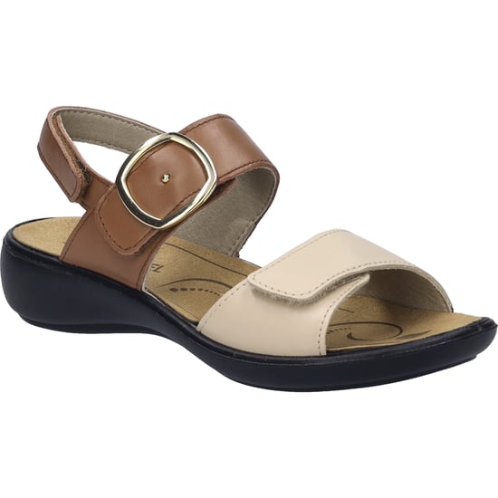 JOSEF SEIBEL Damen Sandale Ibiza 12 in creme-cognac - Image 1