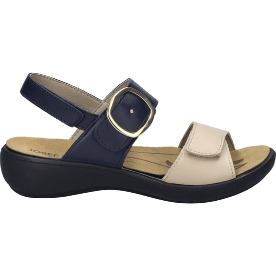 JOSEF SEIBEL Damen Sandale Ibiza 12 in creme-dunkelblau - Image 2