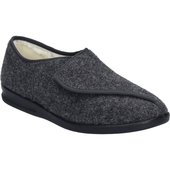 JOSEF SEIBEL Herren Hausschuh Belfort 85 W in anthrazit - Image 1