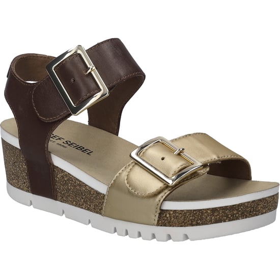 JOSEF SEIBEL Damen Sandale Quinn 02 in gold-kombi - Image 1