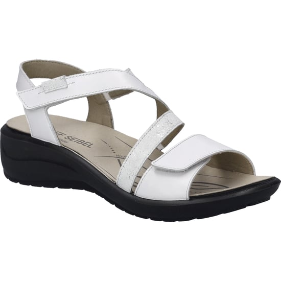 JOSEF SEIBEL Damen Sandale Annecy 12 in weiss-silber - Image 1