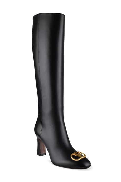 Valentino Garavani Vlogo-Stiefel Schwarz - Image 2