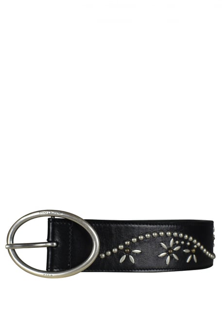 Saint Laurent Gürtel mit Nieten Schwarz - Image 1