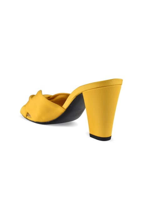 Saint Laurent Pantoletten Franciane Gelb - Image 3