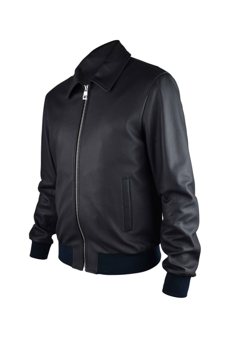 Billionaire Lederjacke Schwarz - Image 3