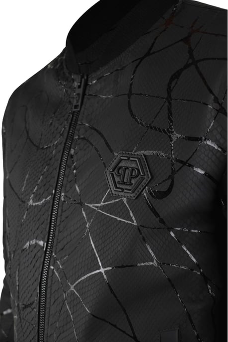 Philipp Plein Lederjacke Schwarz - Image 3