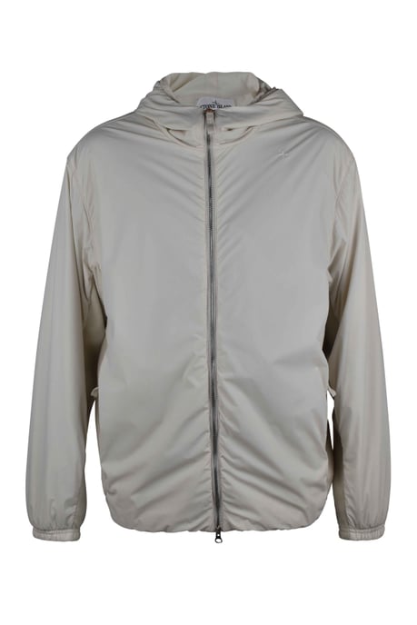Stone Island Wasserdichte Jacke Weiß - Image 1