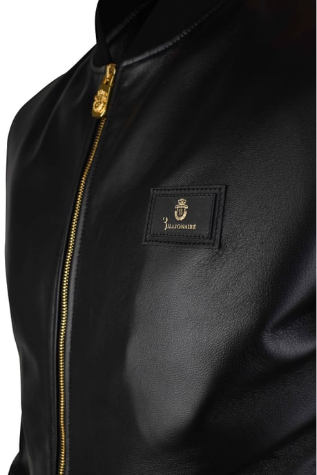 Billionaire Lederjacke Schwarz - Image 4