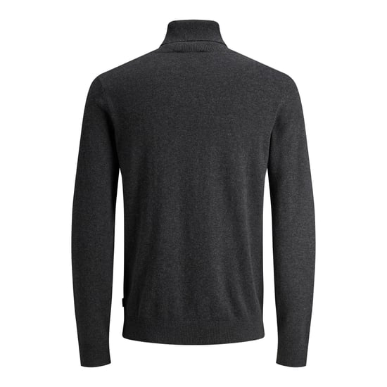 Jack & Jones Pullover Emil Strick Rollkragen Grau - Image 2