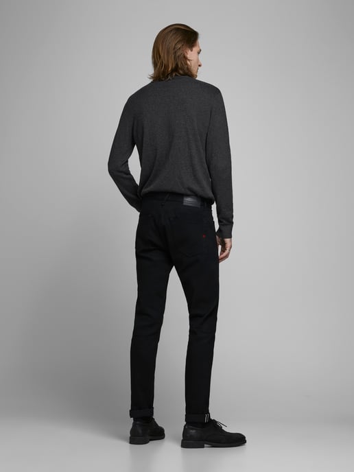 Jack & Jones Pullover Emil Strick Rollkragen Grau - Image 4