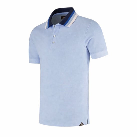 Circle of Gentlemen Polo SS Keith Polo Blau - Image 1