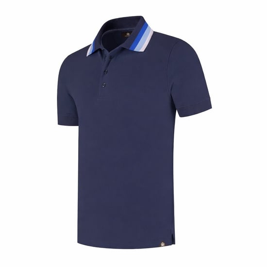 Circle of Gentlemen Poloshirt SS Kris Polo Blau - Image 1