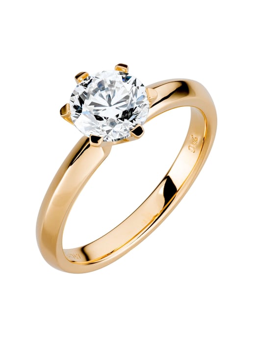 Orolino Ring Gold 750 mit natürlichem Brillant 1,50ct. - Image 3