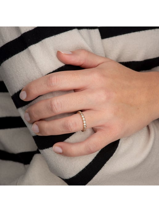 Orolino Ring 333/- Gelbgold glanz synth. Zirkonia - Image 5