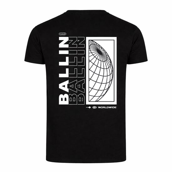 Ballin Est. 2013 T-Shirt SS Rückentext Welt Schwarz - Image 2