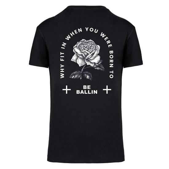 Ballin Est. 2013 T-Shirt SS Rückendruck Rose Schwarz - Image 2