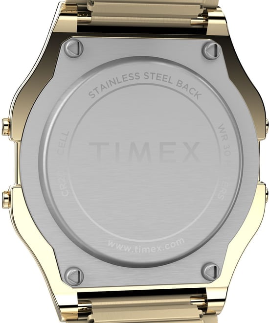 Timex Main Street Classic Digital Gold Herren Armbanduhr T78677 - Image 3