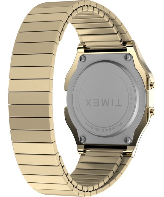Timex Main Street Classic Digital Gold Herren Armbanduhr T78677 - Image 4