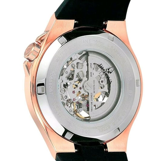 Bulova Automatic Schwarz Herren Armbanduhr 98A177 - Image 4