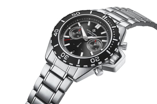 Alpha Sierra Uhr Hurricane Silber - Image 2