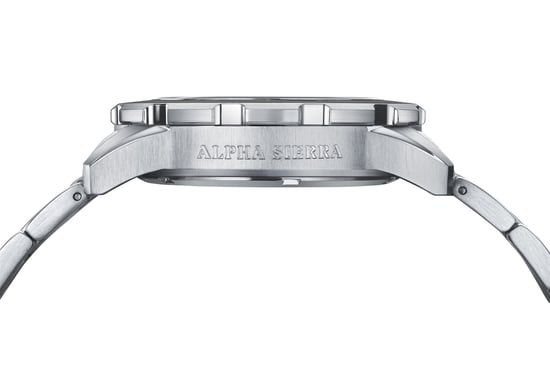 Alpha Sierra Uhr Challenger Silber - Image 4