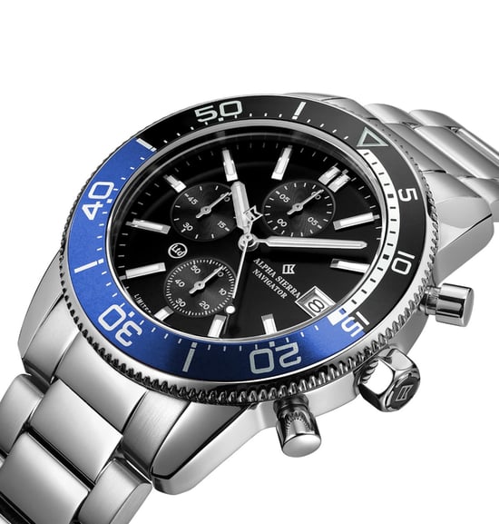 Alpha Sierra Uhr Navigator Silber - Image 2