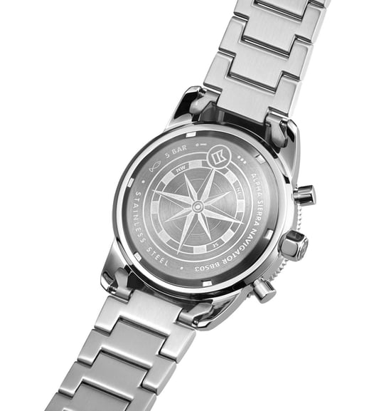 Alpha Sierra Uhr Navigator Silber - Image 3