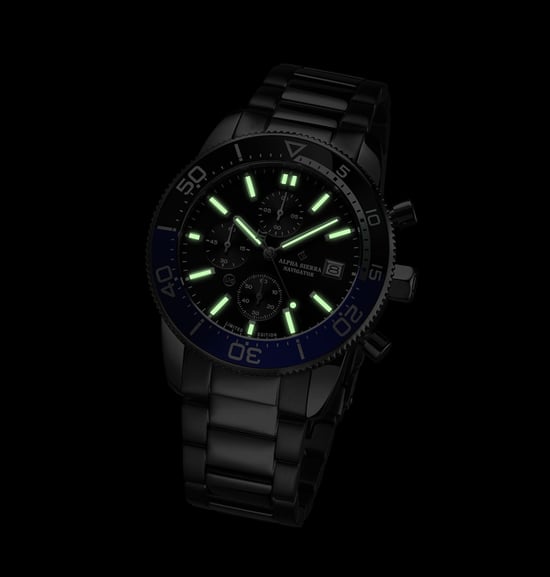 Alpha Sierra Uhr Navigator Silber - Image 5
