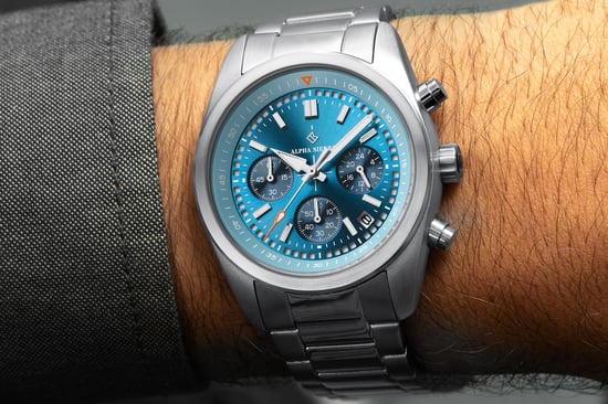 Alpha Sierra Uhr Reaper Silber - Image 3