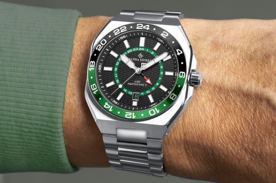 Alpha Sierra Uhr Prototype Y Silber - Image 4