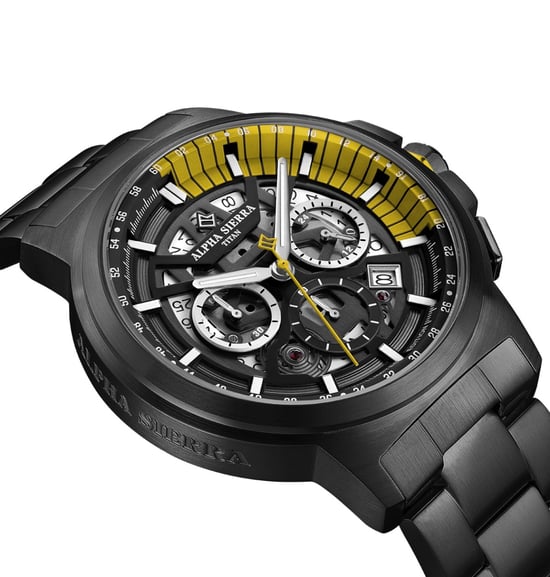 Alpha Sierra Uhr Titan Schwarz - Image 2